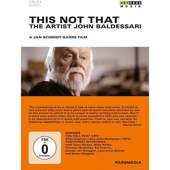 John Baldessari: This Not That (DVD), Arthaus Musik, Documentary