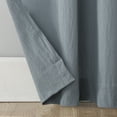 thumbnail image 4 of Archaeo Washed Cotton Twist Tab Curtain, 52"W X 63"L, Storm Blue, 4 of 8