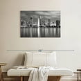 thumbnail image 2 of Elephant Stock Cloudy Day San Diego Wall Art - Horizontal Canvas Wall Art - Living Room Wall Decor - City Canvas - Black And Gray Decor - 36" x 24", 2 of 8