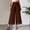 Brown, variant on Fengqque Women's Capris Crop Chiffon Pants Summer Beach Vacation Culottes Casual Dress Wide Leg Palazzo Pants White XL
