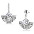 thumbnail image 1 of Boucles d'Oreilles en Acier Inoxydable Sans Placage avec AAA Grade CZ in Clear, 1 of 1