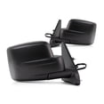 thumbnail image 2 of KarParts360 For Jeep Patriot 2007-2017 Door Mirror Driver and Passenger Side | Pair | Power Glass | Heated | Manual Folding | Textured Black | For CH1320337, CH1321337 | 5155463AK, 5155462AK, 2 of 9