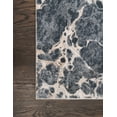 thumbnail image 6 of Unique Loom Oasis Collection Area Rug - Breeze (2' x 12' Runner Gray/Ivory), 6 of 7