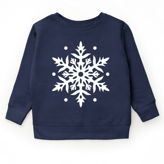 White Snowflake - Youth Graphic Sweatshirt