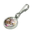 thumbnail image 2 of Cats and Butterflies Selfie Antiqued Charm Clothes Purse Suitcase Backpack Zipper Pull Aid, 2 of 4
