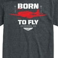 thumbnail image 3 of Top Gun: Maverick - Born To Fly - Men's Short Sleeve Graphic T-Shirt, 3 of 5