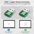 thumbnail image 2 of Mouse Jiggler Metálico AUEDROT USB con 2 Modos Verde 2 Unidades, 2 of 7