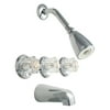 LDR 011 8500 3 Handle Tub and Shower Faucet