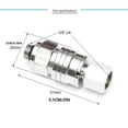 thumbnail image 1 of Langgg Régulateur Joint Ronde Résistance à la Corrosion Adaptateur Léger Robuste Durable Sports Nautiques Plongée en Apnée, 1 of 6