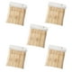 thumbnail image 4 of 500 unidades de palillos desechables de bambú para fruta y tenedores para pasteles para el hogar y restaurantes (color madera)., 4 of 7
