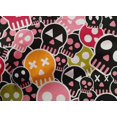thumbnail image 4 of oneOone Cotton Poplin Black Fabric Skull Craft Projects Decor Fabric Printed By The Yard 42 Inch Wide, 4 of 4