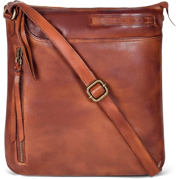 Leather Crossbody Bags for Women - Ladies Sling Handbags - Medium Purses Handbags - Purses For Women