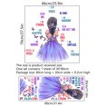 thumbnail image 4 of Un conjunto de pegatinas de pared para niña, mariposas, palo de palabras inspiradoras, 4 of 4