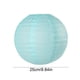 thumbnail image 3 of Farolillos De Papel Farolillos de papel decorativos colgantes, bola de 25x25x25 cm, decoración colorida para fiestas, bodas y hogar, color azul, 1 unidad Rkxzt, 3 of 9