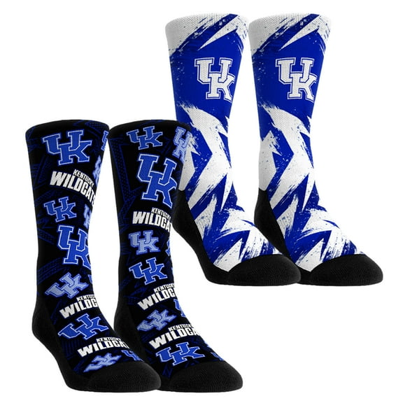 Youth Rock Em Socks  Kentucky Wildcats Game Day Two-Pack Crew Socks Set