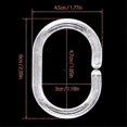 thumbnail image 2 of Plastic Shower Curtain Rings Hooks, Shower Curtain Hooks Rings, 36 Pcs Shower Hooks For Shower Curtain, C Shaped Shower Rings For Curtain, 2 of 5
