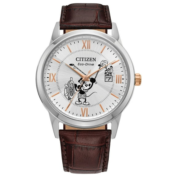 Citizen Unisex Eco-Drive Disney Steamboat Willie 1928 Watch - AW1788-07W
