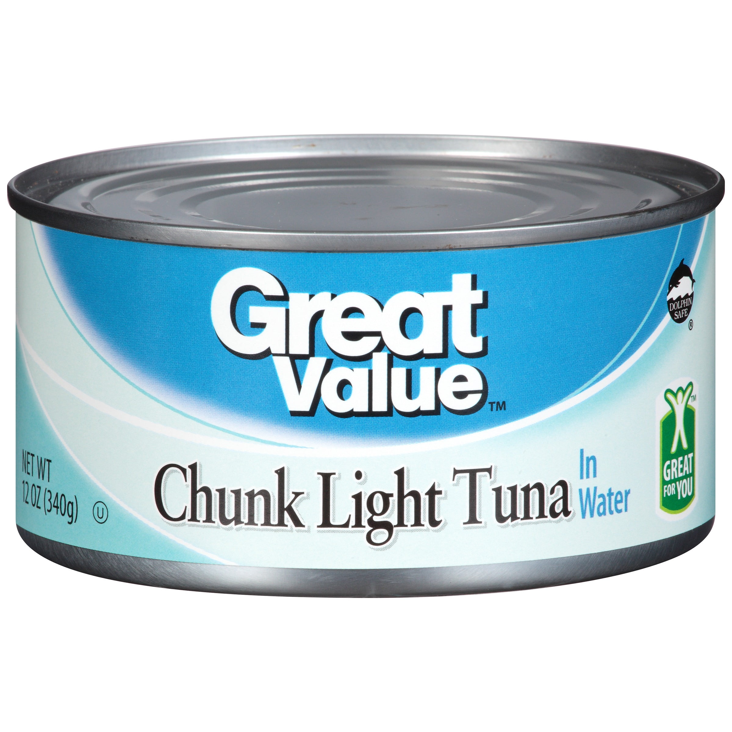 Great Value Chunk Light Tuna in Water, 12 oz