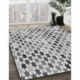 thumbnail image 2 of Ahgly Company Indoor Round Patterned Light Gray Area Rugs, 7' Round, 2 of 6