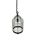 thumbnail image 2 of Vintage Industrial Black Metal Wire Cage Pendant Lamp 14 Inch, 2 of 3
