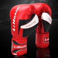 thumbnail image 3 of fashionhome Gants d'Entraînement de Boxe pour Hommes et Femmes, 12oz Rouge, 3 of 9