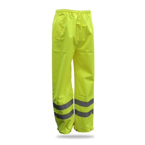 Boss Hi-Vis Yellow Polyester Rain Pants XXXL
