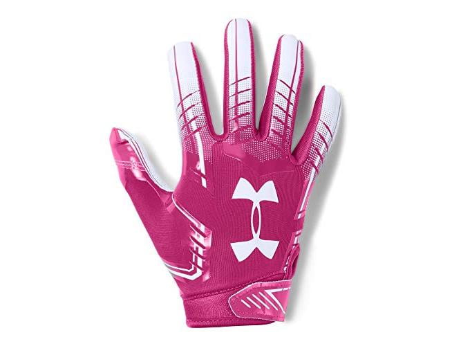 pink football gloves youth