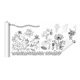 thumbnail image 3 of multiusos Rollo de dibujo pequeños Póster para colorear Regalo esenciales Graffiti Desplazamiento Papel de relleno de color C Gloria Rollo de papel para colorear, 3 of 9