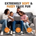 thumbnail image 5 of Cheer Collection Faux Fur to Microplush Reversible Throw Blanket, 5 of 5