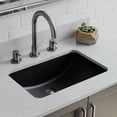 thumbnail image 2 of 21" Rectangle Quartz Vanity Bathroom Sink, Galaxy Black Drop-In Sink, Undermount Bathroom Sink, Granite Vanity Basin by Lexicon Platinum LP-214-K, 2 of 7