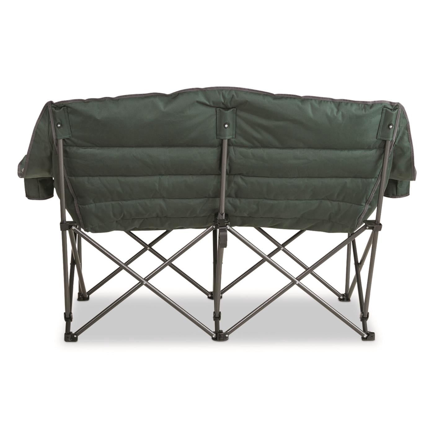 Guide Gear Oversized XL Comfort Padded Camping Sofa, 600-lb. Capacity Green