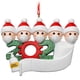 thumbnail image 1 of 2020 adornos navideños s sobrevivieron a familia de 2/3/4/5 adornos, colgantes únicos de árbol de Navidad DIY, Navidad familiar de Miembro de 5 Zulema Familia sobrevivida personalizada, 1 of 6