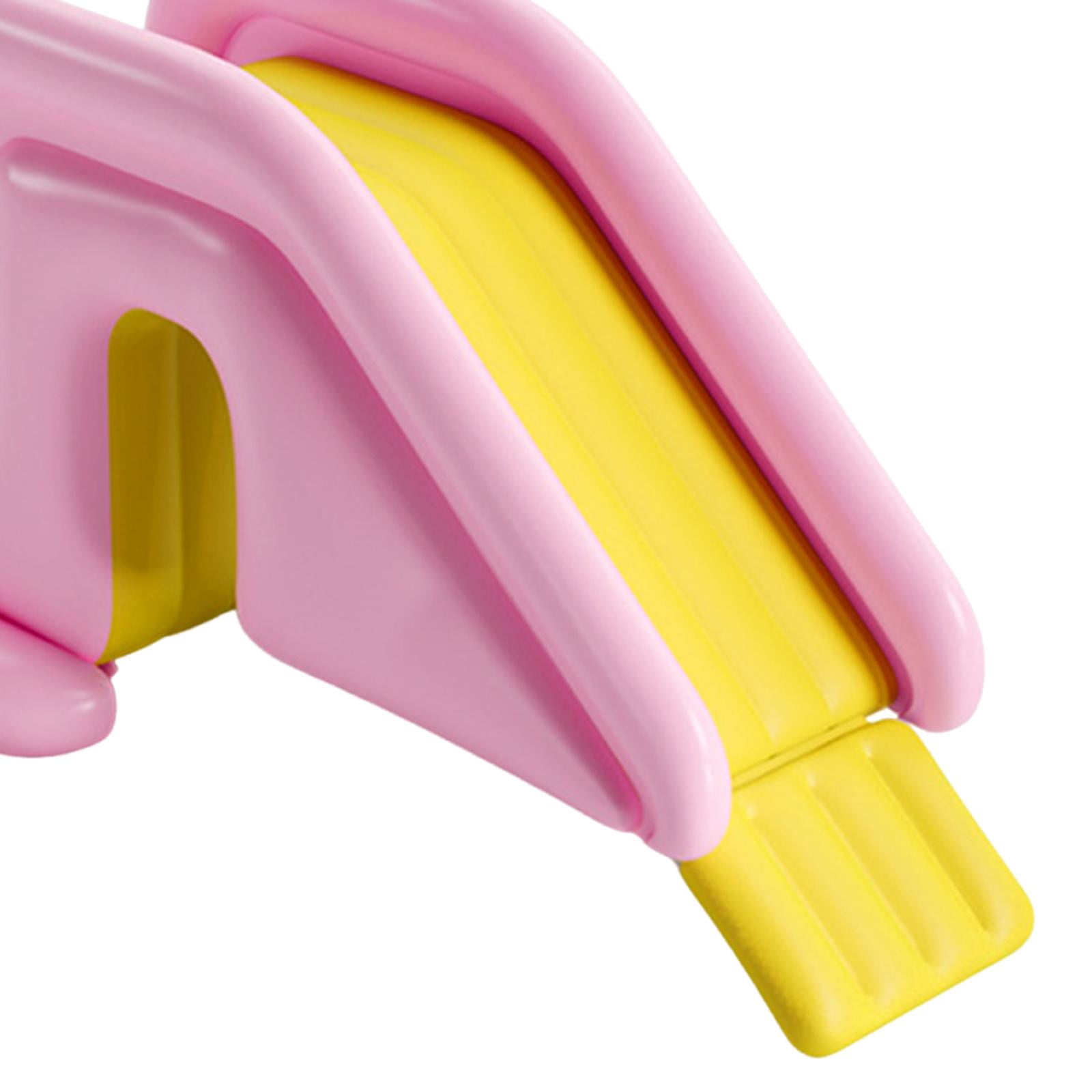 koolsoo Inflatable Swimming Water Slide for Kids PVC Accessories for Backyard Indoor Pink