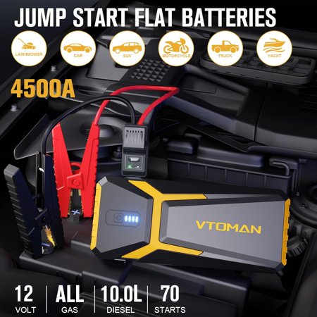 V10 Pro 4500A Jump Starter