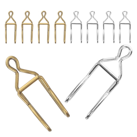 Worgeous  50 Pcs DIY Pocket Watch Chain Clips Accessory Rechargeable Quick