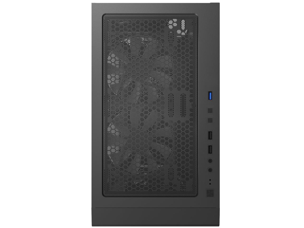 Montech ATX Mid-Tower Computer Case with USB 3.0, Black