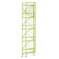 thumbnail image 6 of Convenience Concepts Xtra Storage 5 Tier Folding Metal Corner Shelf, Lime, 6 of 6