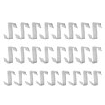 thumbnail image 1 of Eigraketly Clip de acristalamiento de vidrio de 25 piezas, hebilla de jardinería, abrazaderas fijas de estructura mejorada a prueba de herrumbre Jardín y Patio, 1 of 6