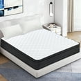 thumbnail image 3 of BMMB High Quality 12"Thickness Twin Hybrid Spring Memory Foam Luxury Mattress Medium Feel, US Certified Breathable Fabric Cover, 3 of 17