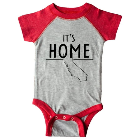 

Inktastic It s Home- State of California Outline Gift Baby Boy or Baby Girl Bodysuit
