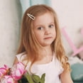 thumbnail image 4 of 10 Pcs Double Grip Hair Clips, Metal Snap Hair Clips Hair Barrettes for Women Hair Making Salon Supplies Hair Accessories, 4 of 7