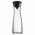 thumbnail image 1 of Water Carafe 1.8l High Borosilicate Glass Bottle Basic Tilting Lid Closure Jug, 1 of 5