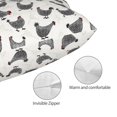 thumbnail image 3 of Sikiie Funny Chicken Pillow Covers, Throw Pillow Case Cushion Covers,Cushion for Bedroom,Couch,Home-16"x24", 3 of 6
