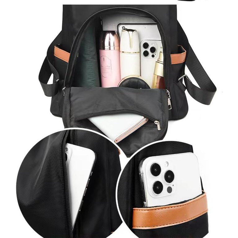 Small Nylon Women Backpack Purse Anti-theft Fashion Travel  display picture 1