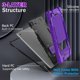 thumbnail image 3 of Funda Grifobes para Samsung Galaxy Tab A9 Plus 11 2023 Morado, 3 of 9