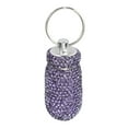thumbnail image 2 of Contenant de Capsules, Étui à Médicaments en Strass Violet Exquis pour Bureau pour Patient, 2 of 7