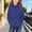 Blue, variant on Rvasteizo Girls Fall Winter Hooded Outerwear Casual Solid Long Sleeve Hoodie ,7T