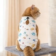 thumbnail image 6 of LGCASL Anti-Licking Suit for Cats After Spaying/Neutering, Recovery Suit Post Operative for Abdominal 3 Cute Patterns ( Elephant Dinosaur Baby ) (B, S), 6 of 8