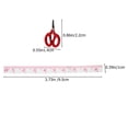 thumbnail image 3 of Miangastore 1 Set Dolls House Miniature Scissor Sewing Ruler Model Mini House Sewing Supplies, 3 of 8