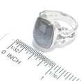 thumbnail image 3 of 925 Sterling Silver Labradorite Ring, 3 of 5